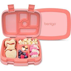 Kids Bento Lunch Box Leakproof 5 Compartment Dishwasher Safe Drop Proof